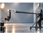 کرین فیلمبرداری برقی 6 متر ارتفاع دوربین از زمین فول آپشن هد دیجیتال dslr